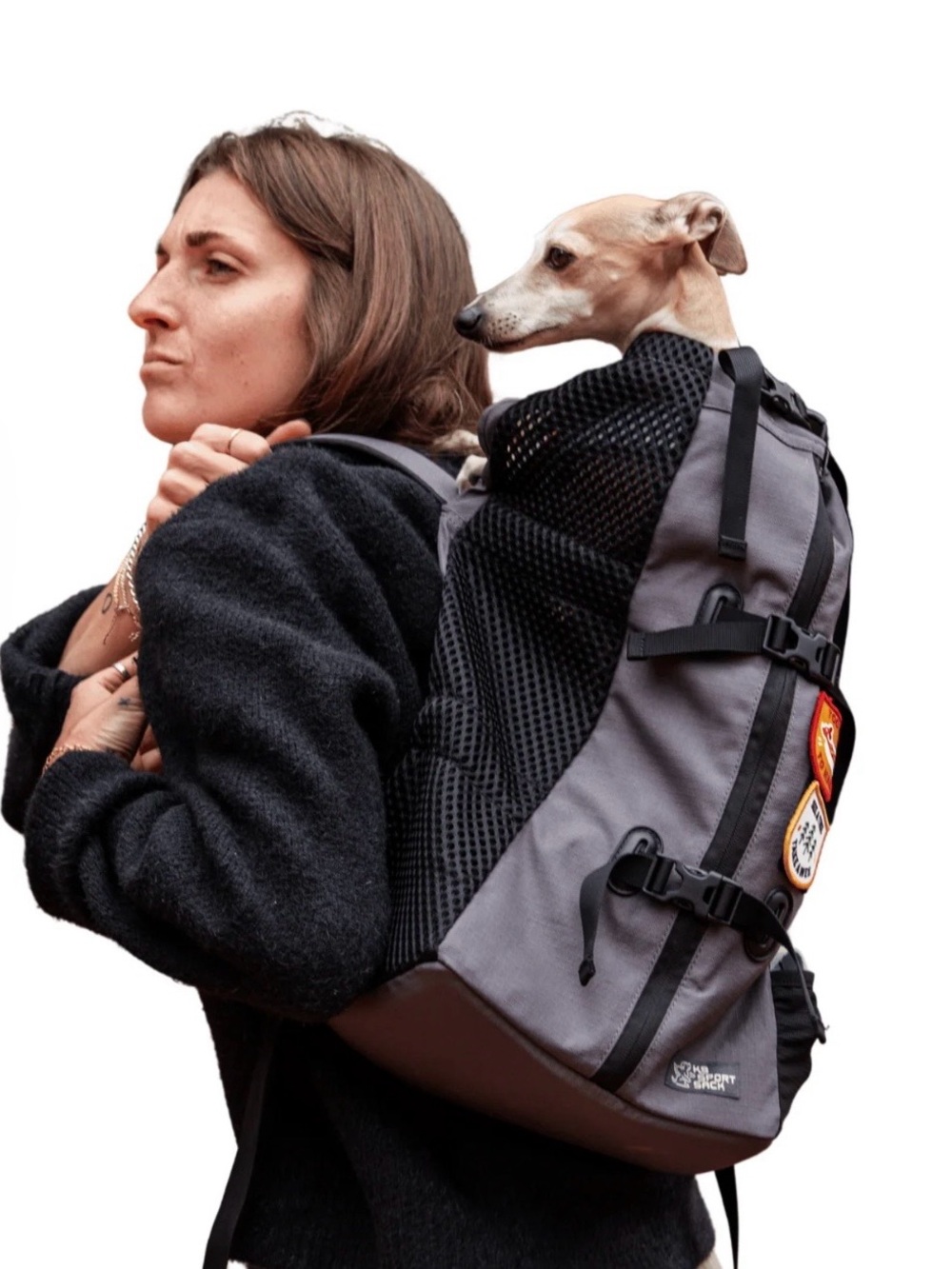 K9 Sports Sack Pet Carrier - Light Gray